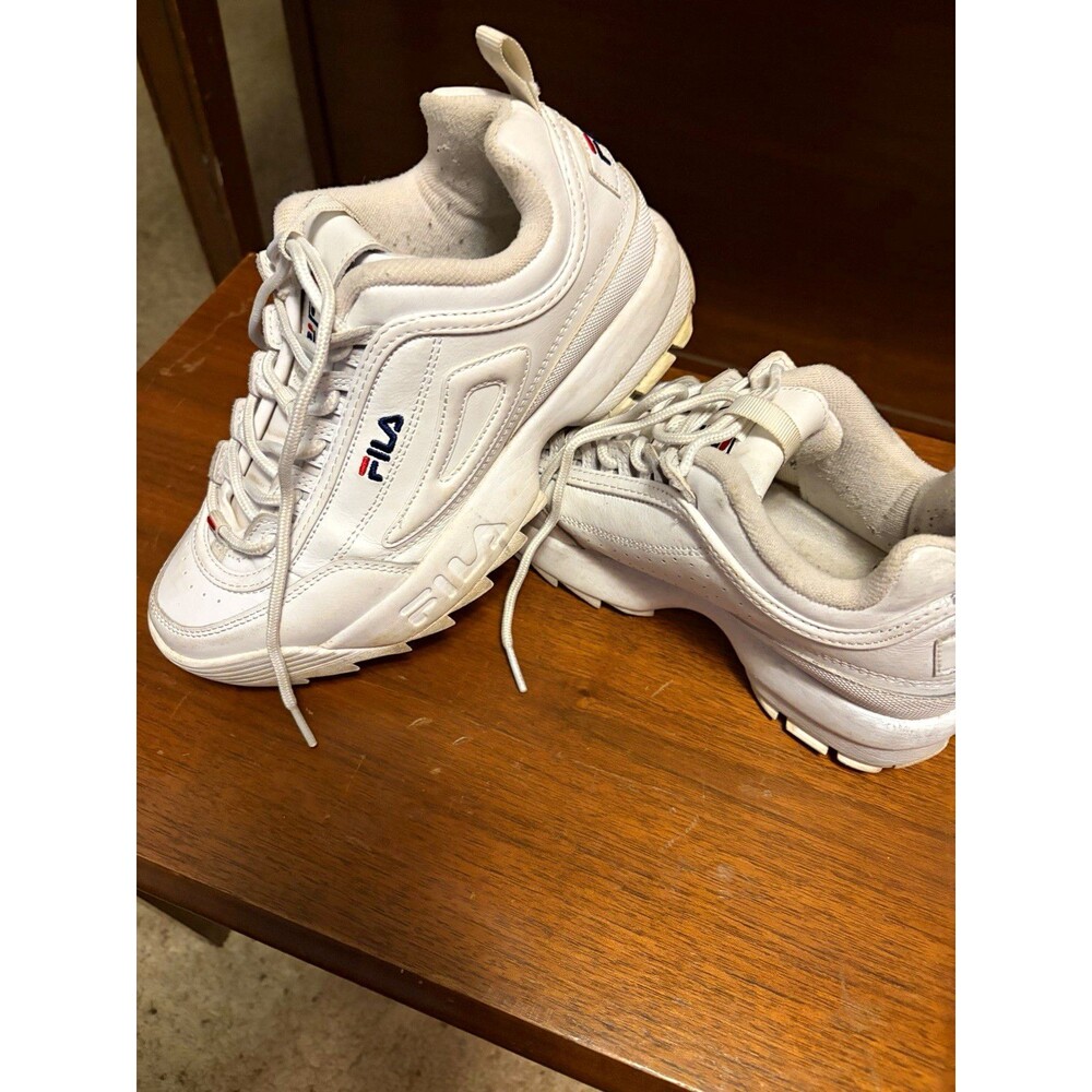 FILA Women’s White Low Top Lace-Up Athletic Sneakers Style Code 5FM00002-125